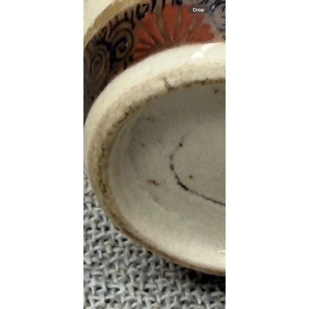 Antique Japanese Satsuma Miniature Bud Vase Moriage Gold Gilt Hand Painted 3.75